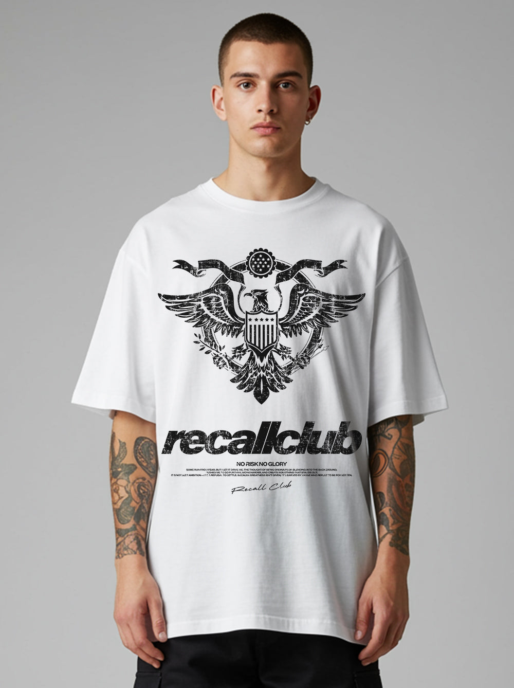 Badge Oversized Shirt