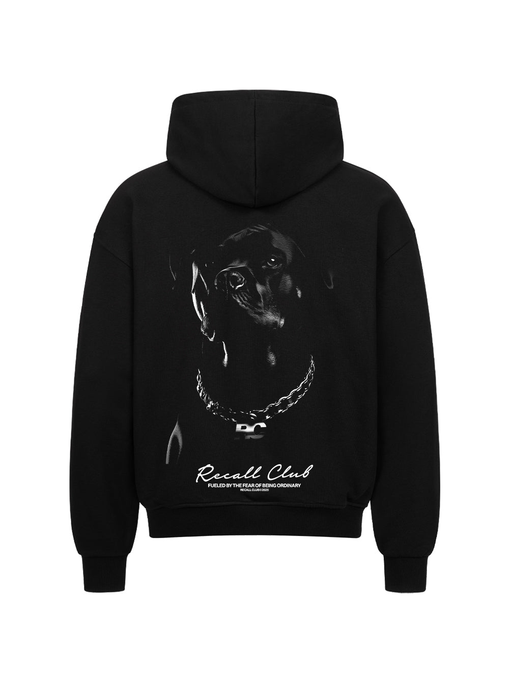 Rottweiler Oversized Zipper Hoodie